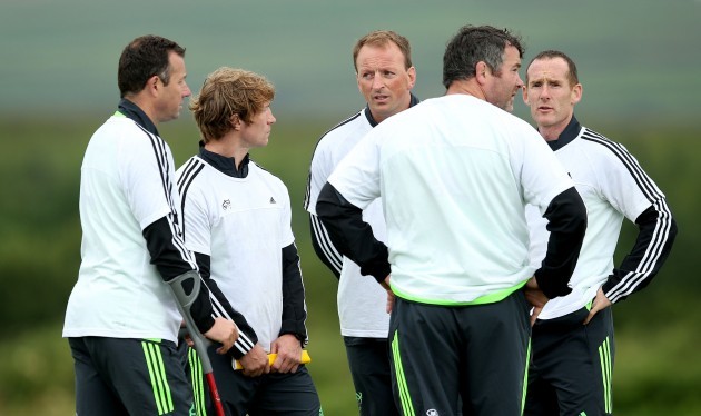 Brian Walsh, Jerry Flannery, Mick O'Driscoll, Ian Costello and Anthony Foley