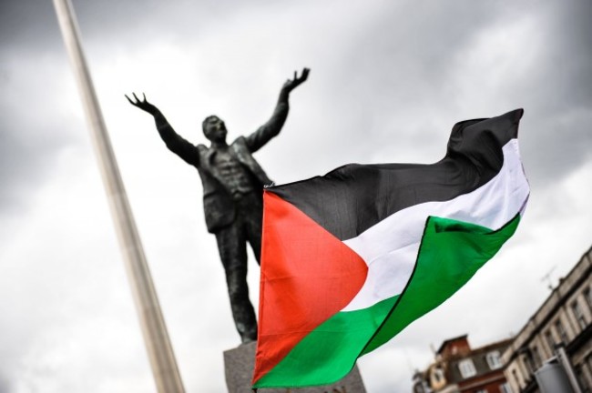 Free Palestine Demonstration, Dublin's O'Connell Street 9/08/2014