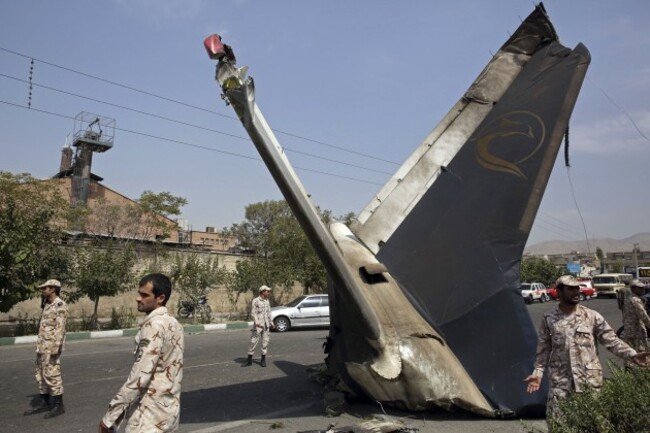 Mideast Iran Plane Crash