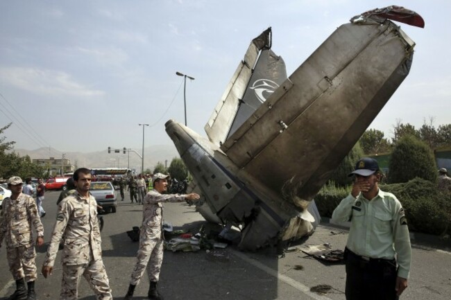 APTOPIX Mideast Iran Plane Crash
