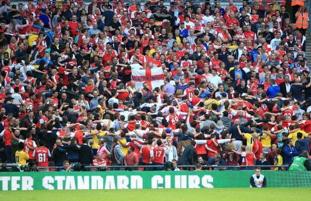 Soccer - Community Shield - Arsenal v Manchester City - Wembley Stadium