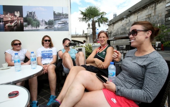 Fiona Coghlan, Marie Louise Reilly, Jackie Shiels, Hannah Casey and Lynne Cantwell