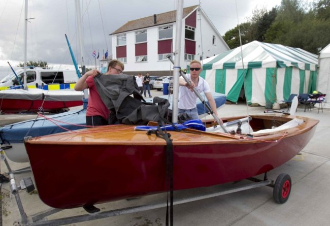 Sailors hit by storm in Northern Ireland