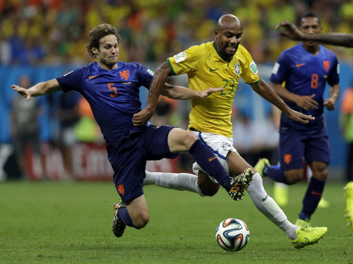 Brazil Soccer WCup Brazil Netherlands