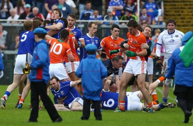 The two teams clash before the game