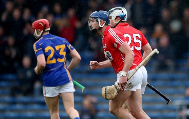 Patrick Horgan celebrates his goal