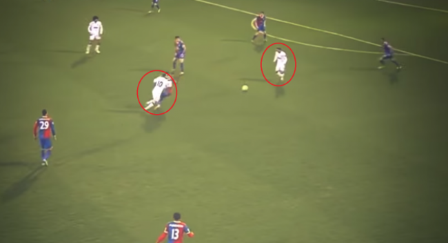 Rooney dropping behind Mata