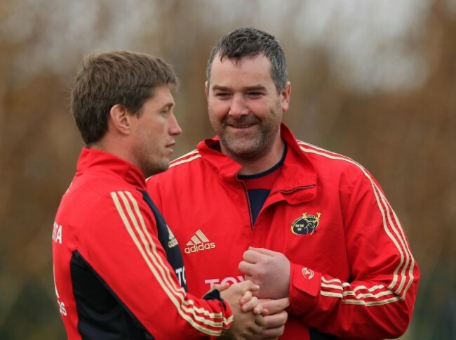 Anthony Foley and Ronan O'Gara