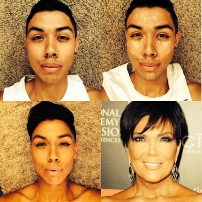 Girls be transforming like... #redcarpetready #makeuptransformation #krisjenner #kris #jenner #KeepingUpWithTheKardasians #kardasian