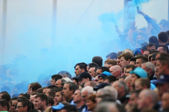 Dublin supporters on hill 16