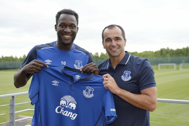 Soccer - Everton FC - Romelu Lukaku Unveiling - Finch Farm