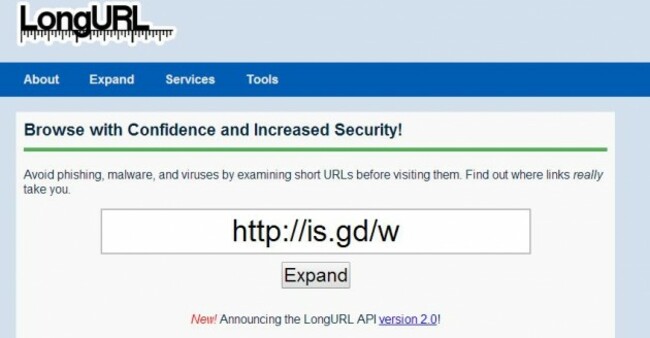 Long URL