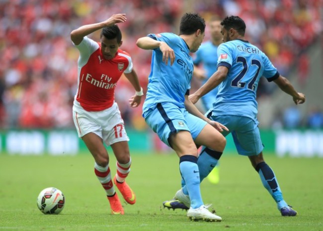 Soccer - Community Shield - Arsenal v Manchester City - Wembley Stadium