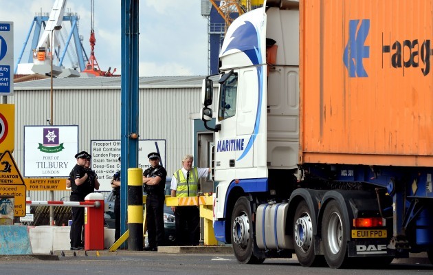 Container death at Tilbury Docks