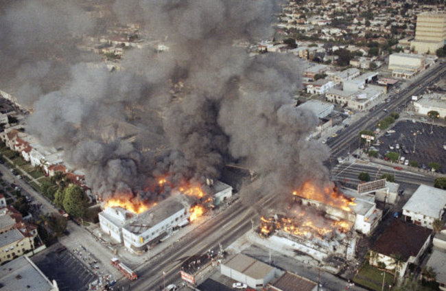 Dem. Riots U.S. Los Angeles 1992 Day 2