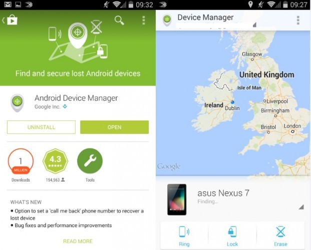 Device manager Android