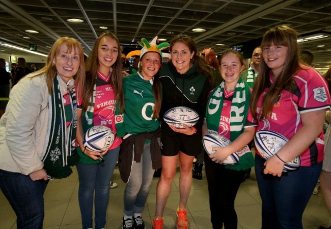 Fiona Coghlan with fans