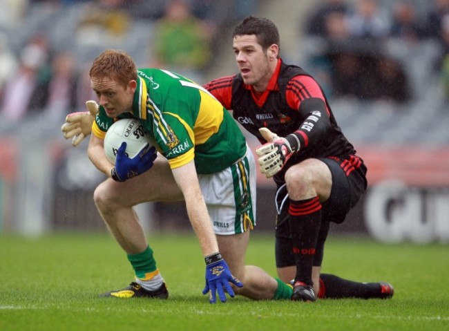 Brendan McVeigh with Colm Cooper