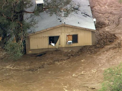 WATCH: 'Monsoon' flood rips through Arizona desert region