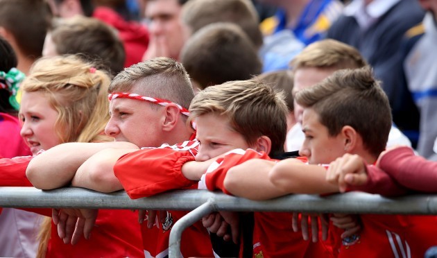 Dejected Cork fans