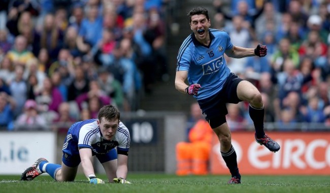 Bernard Brogan celebrates scoring his side's second goal