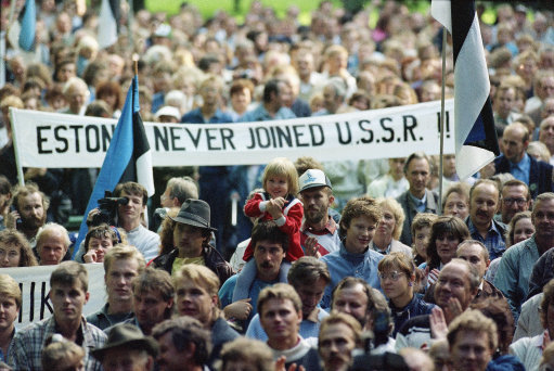 Baltic Protest Against USSR 1989