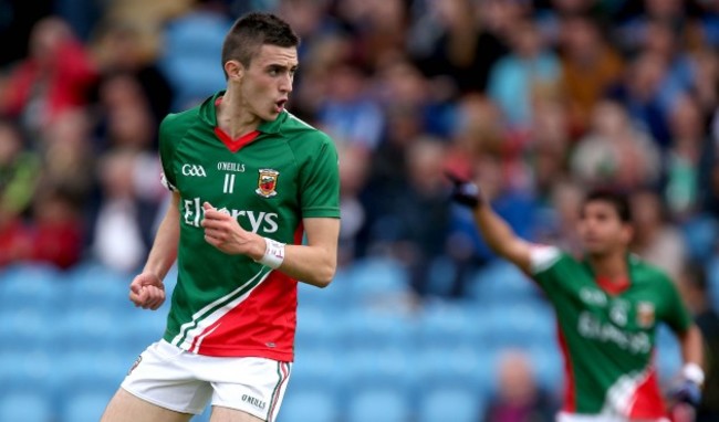 Cian Hanley celebrates scoring