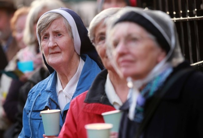 22/08/-2014. Anti abortion vigil. Supporters of th