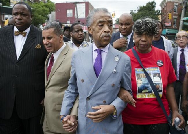 Al Sharpton, David Paterson, Gwen Carr