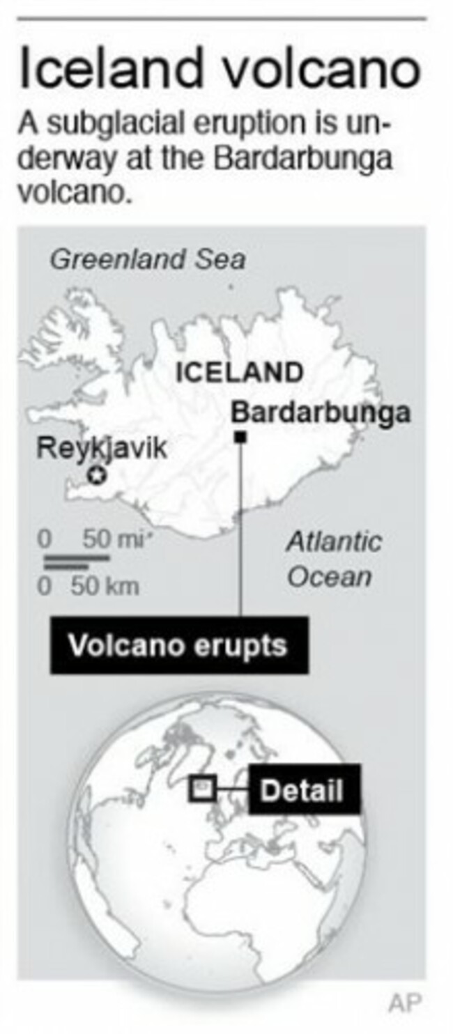 ICELAND VOLCANO