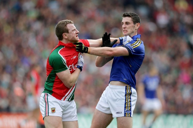 Paul Geaney and Colm Boyle get involved off the ball