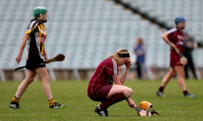 Sarah Dervan dejected