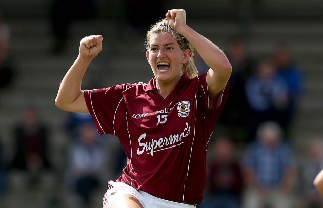 Aoibheann Daly celebrates at the final whistle