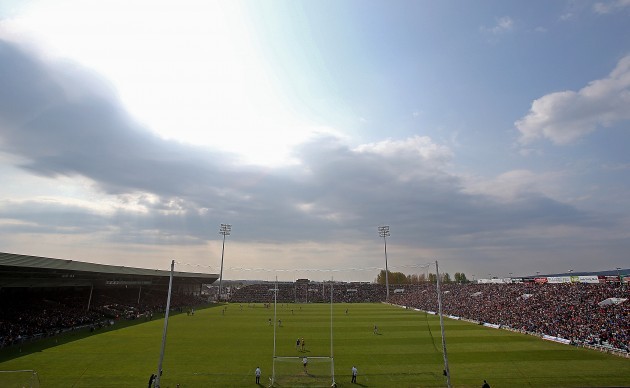 A general view of the game at The Gaelic Grounds