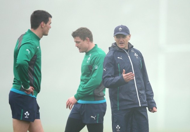 Joe Schmidt and Jonathan Sexton