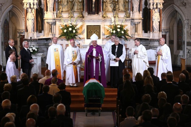 25-08-2014 Funeral mass for former Taoiseach Alber