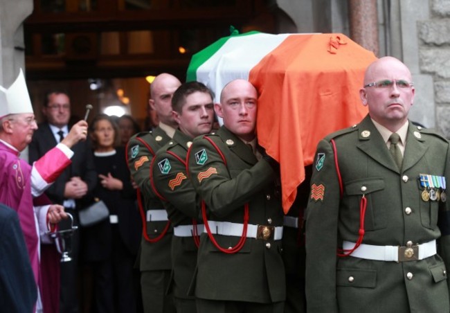 Albert Reynolds funeral. Archbishop Di