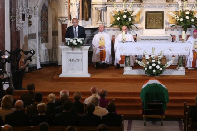 25-08-2014 Funeral mass for former Taoiseach Alber