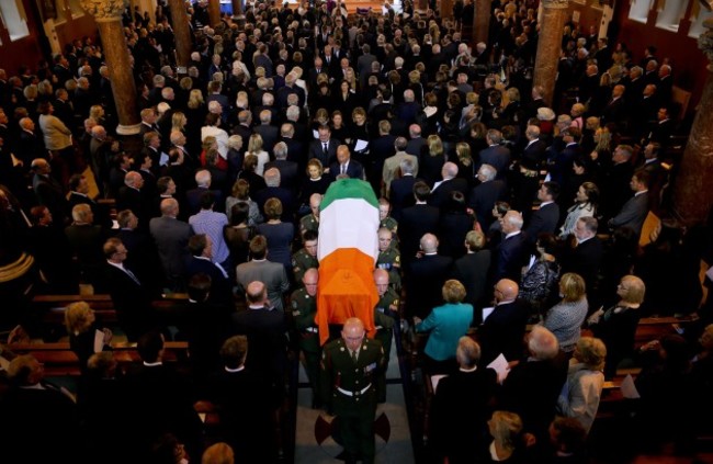 25-08-2014 Funeral mass for former Taoiseach Alber