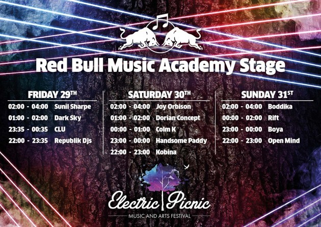 RBMA Electric Picnic Lineup board - Landscape A0 FINAL PROOF