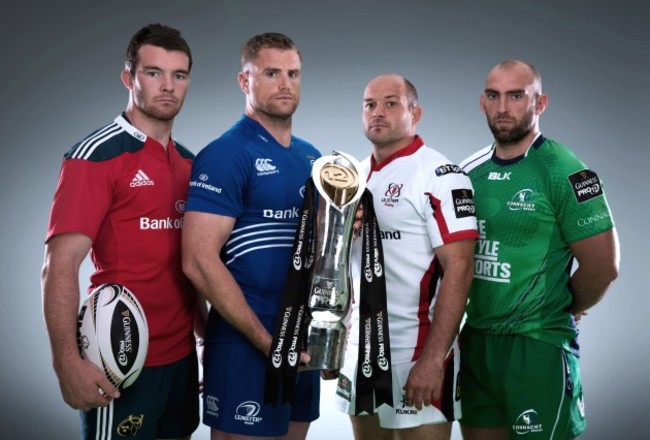 Peter OÕMahony, Jamie Heaslip, Rory Best and John Muldoon