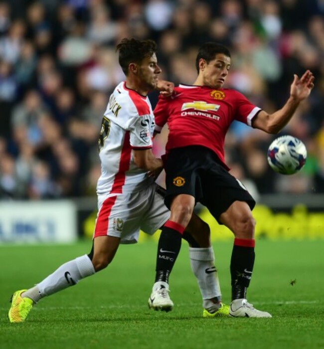 Soccer - Capital One Cup - Second Round - Milton Keynes Dons v Manchester United - Stadium:mk