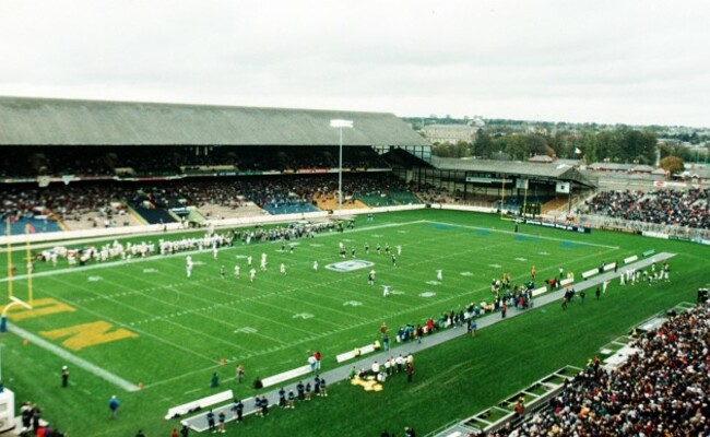 A general view of the match 11/2/1996