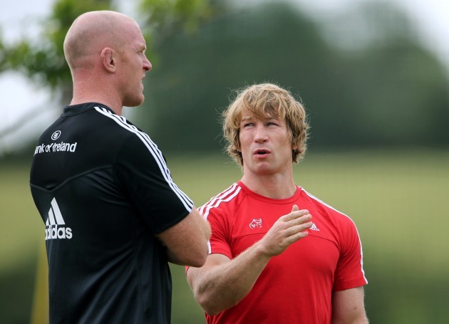 Paul O'Connell and Jerry Flannery
