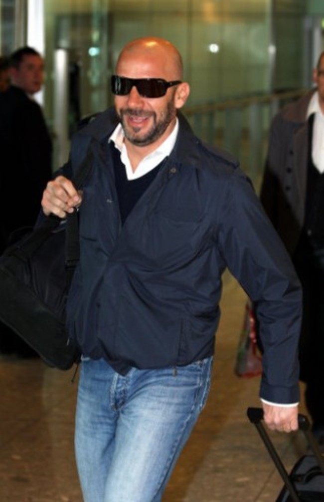 Tennis - Gianluca Vialli at Heathrow Airport