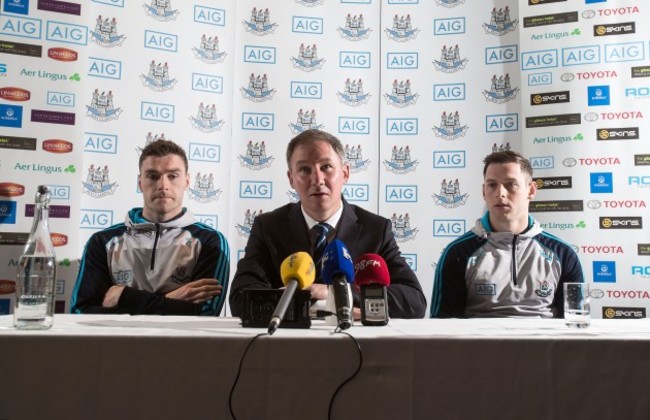 Paddy Andrews, Jim Gavin and Phil McMahon