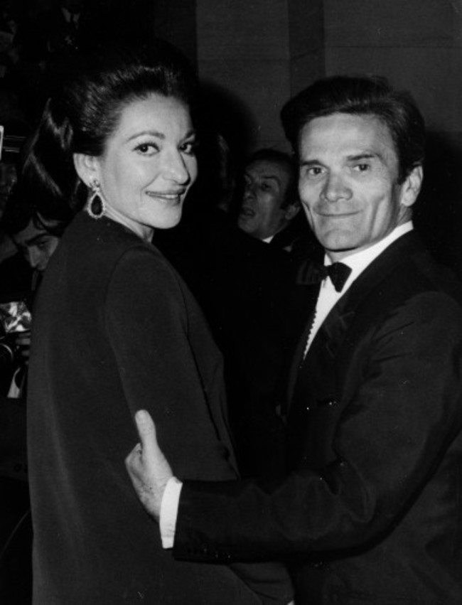 Maria Callas And Pier Paolo Pasolini