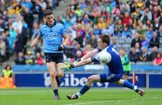 Diarmuid Connolly and Rory Beggan