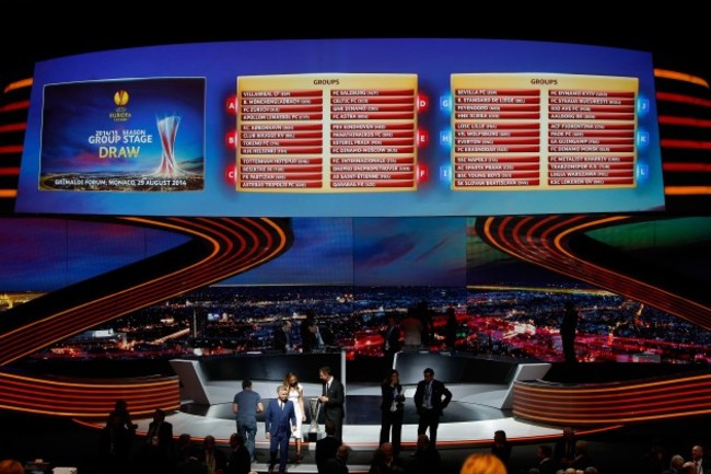 Monaco Soccer Europa League Draw