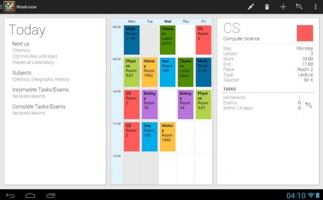 Timetable Android